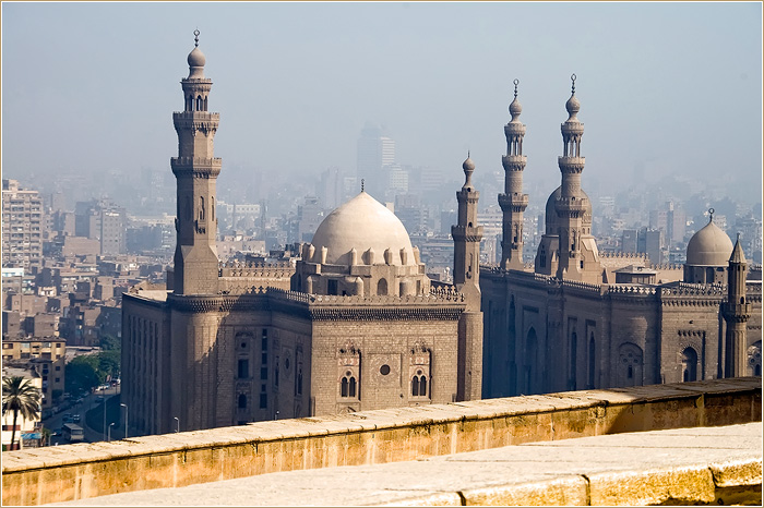 Египет. Каирская цитадель.  Вид на Каир.