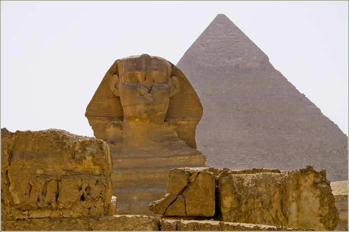 Пирамиды и Сфинкс в Гизе