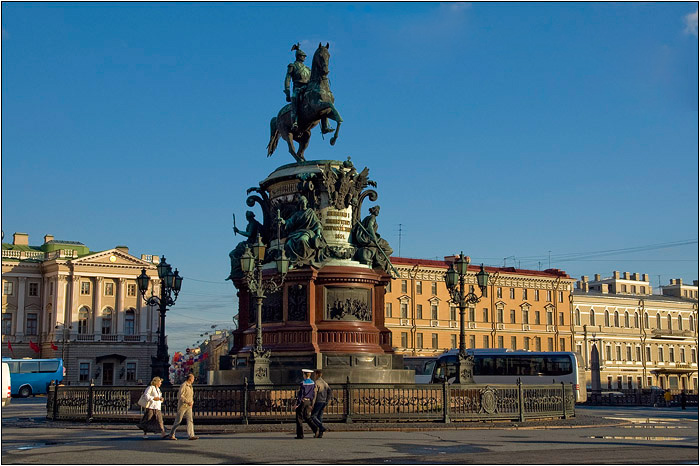 Питер. Памятник Николаю I. Санкт-Петербург.