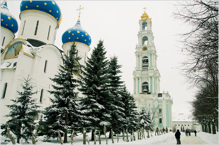 Колокольня. Свято - Троице Сергиева Лавра. Сергиев посад.